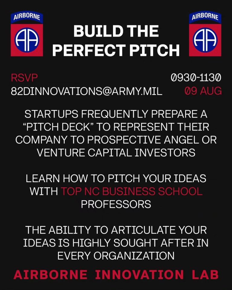 Creating The Perfect Pitch – Soldier Systems Daily