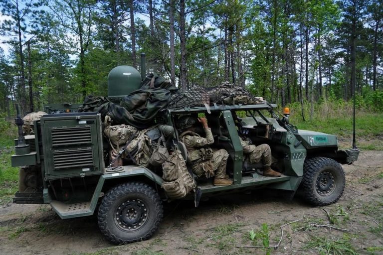 101st ABN DIV (AA) Test TEWS-I Integration on Infantry Squad Vehicle at JRTC
