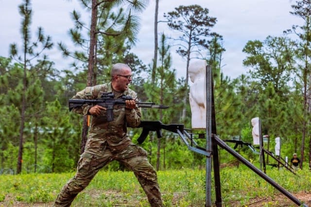 Ranger Class First to Take on Modern Bayonet Assault Course